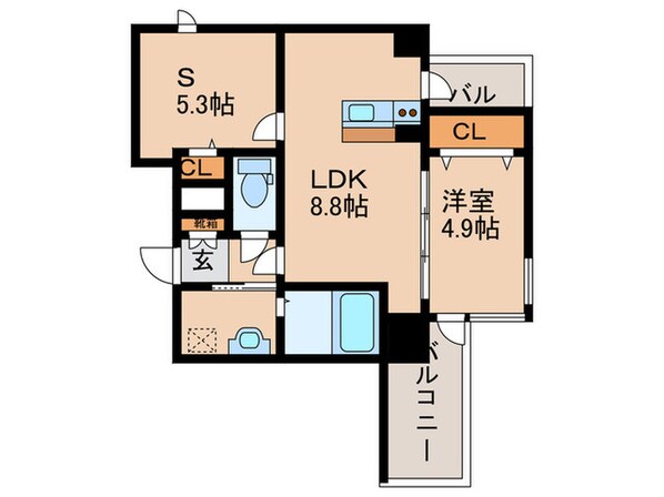 GROOVE堺東レジデンスの物件間取画像